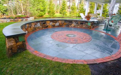 “Lyon’s share” of landscaping includes a lot of Pennsylvania Bluestone